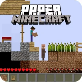 Paper Minecraft - 2D Sandbox Game