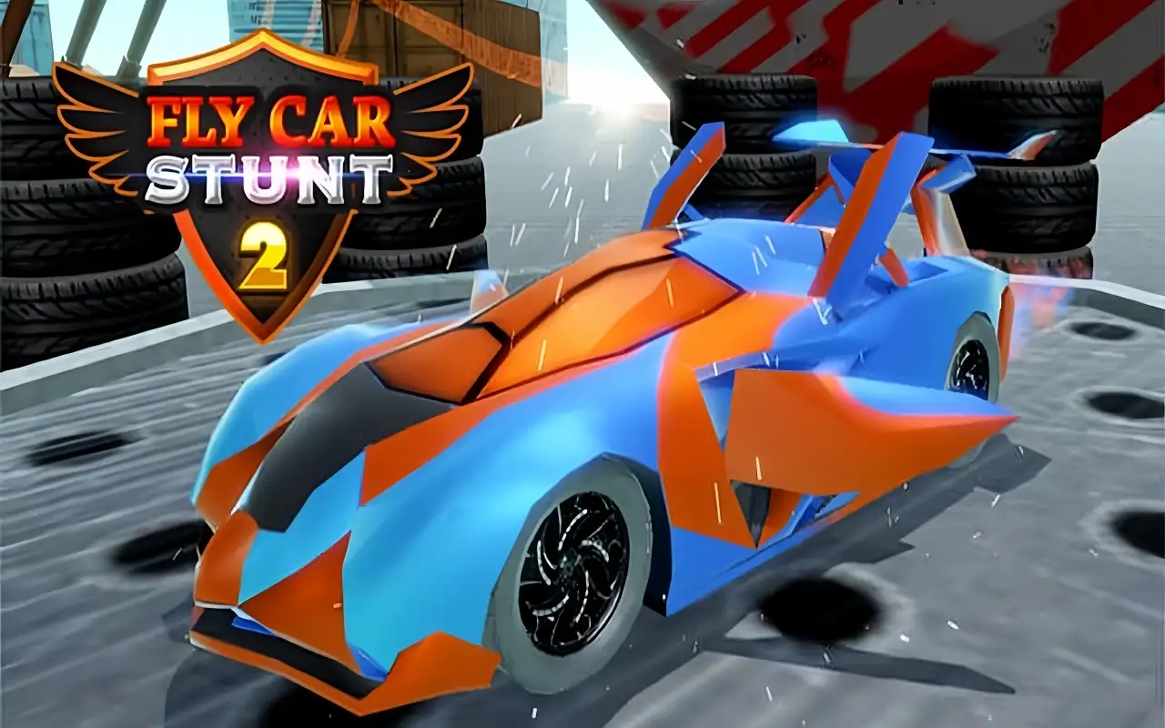 Fly Car Stunt 2 – Free Flying Car Racing Game Online