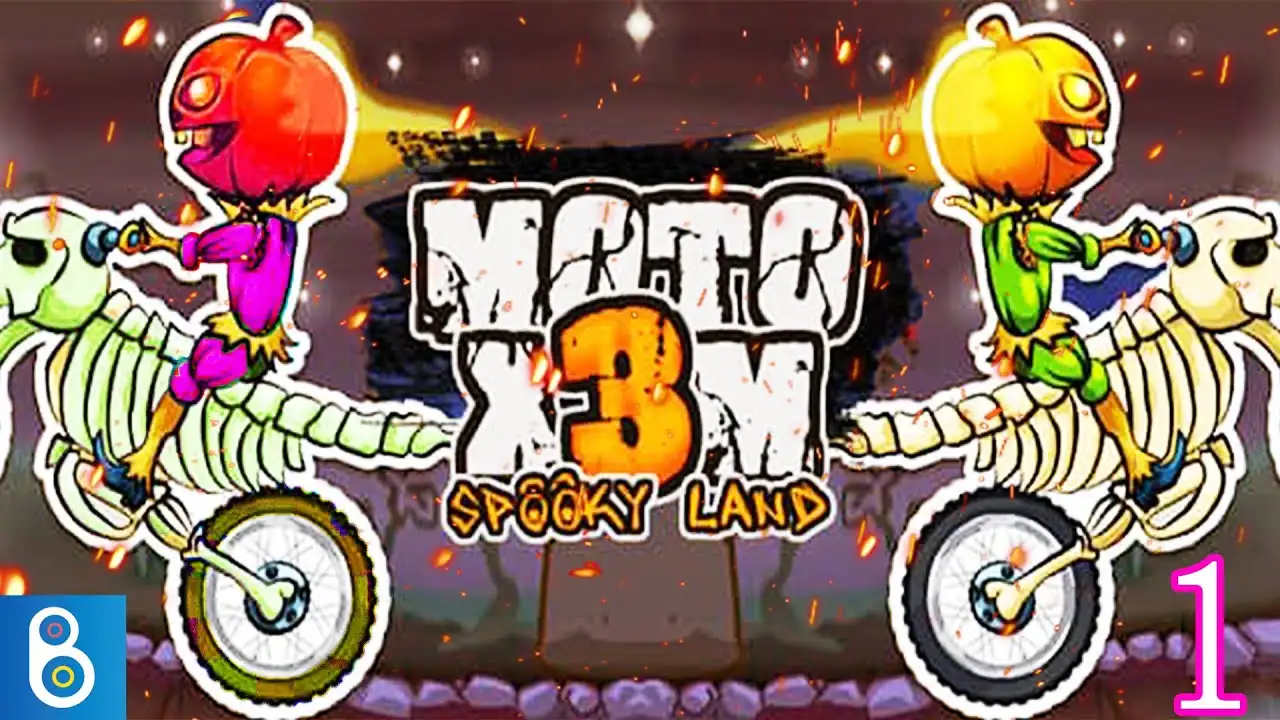 Moto X3M Spooky Land - Free Online Racing Game