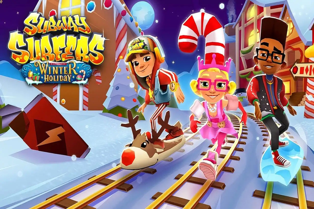Subway Surfers Winter Holiday: Fun Endless Runner