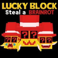 Lucky Brainrot Blocks Online