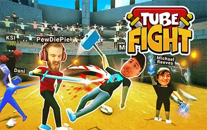 Tube Fight – Funny Arena Game