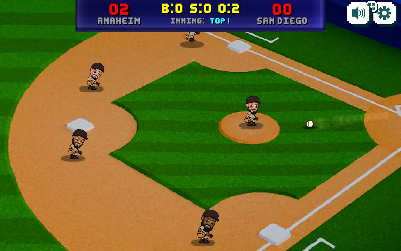 Close play at the plate in Baseball Bros Unblocked