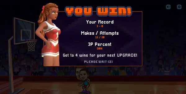Basket Bros Unblocked Game Win Screen