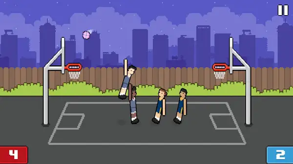 Ragdoll physics moment in Basket Random Unblocked
