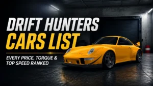 Drift Hunters Cars List Every Price, Torque & Top Speed Ranked