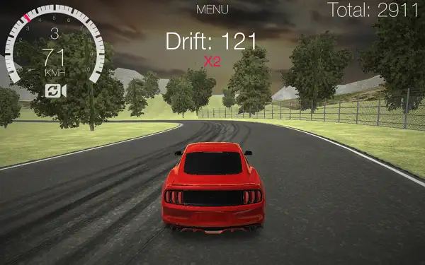 A high-scoring drift on the Forest track in Drift Hunters
