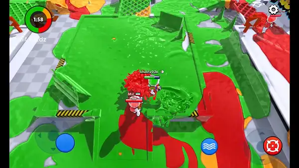 Dye Hard Gameplay Mid Game