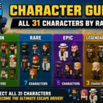 Escape Road 3 Character Guide All 31 Characters by Rarity