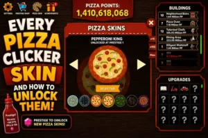 Every Pizza Clicker Skin and How to Unlock Them