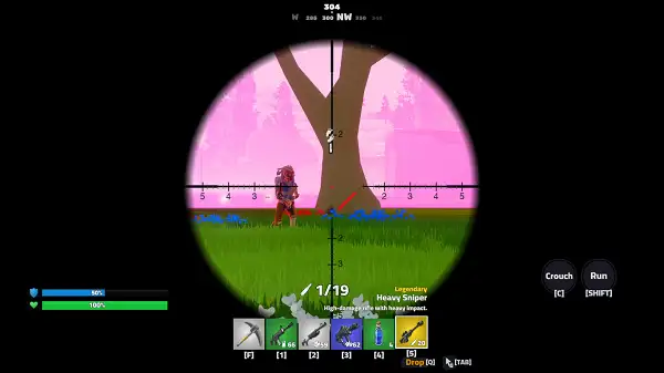 Shotting an opponent in Final Drop