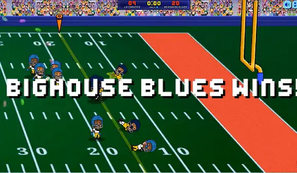 Game win screen in Football Bros