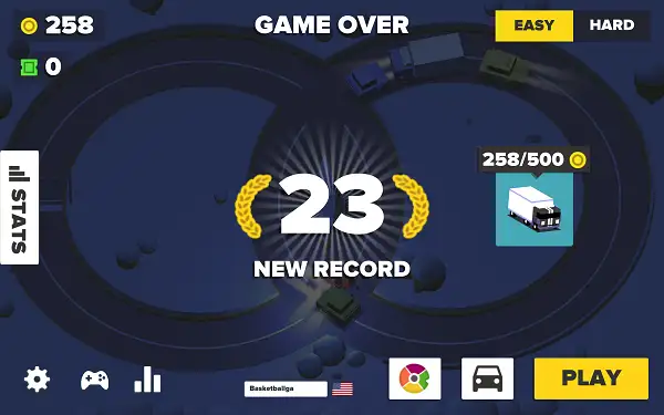 New High Score screen in Loop Crash 2