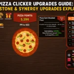 Pizza Clicker Upgrades Guide Milestone & Synergy Upgrades Explained