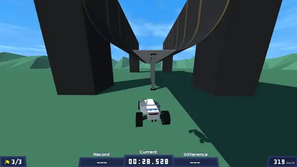 Controlling the car's rotation mid-air in PolyTrack
