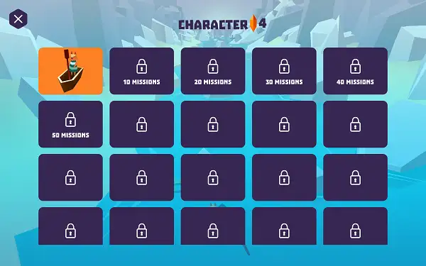 River Drift Character Selection Screen