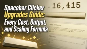 Spacebar Clicker Upgrades Guide Every Cost, Output, and Scaling Formula