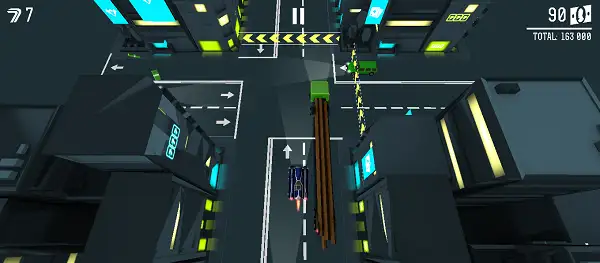 An intense late-game police chase in Street Escape