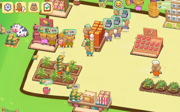 Lots of Cash on the Counter in Capybara Mart