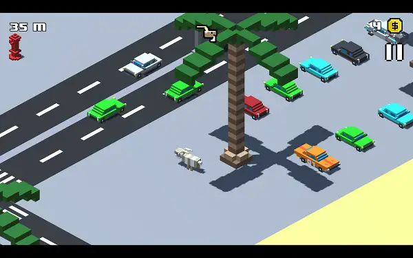Goat Rampage unblocked gameplay screenshot showing a goat running through a destructible city