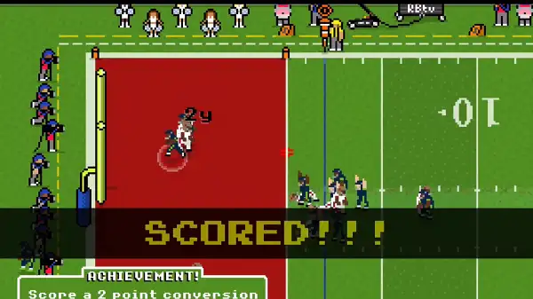 Achieving a milestone in Retro Bowl