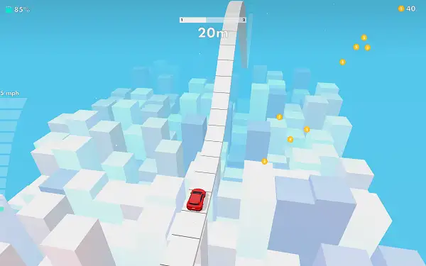 A clean landing after a flip in Turbo Flip